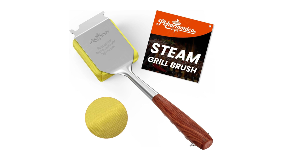 Skip the wire bristles for a safer clean.