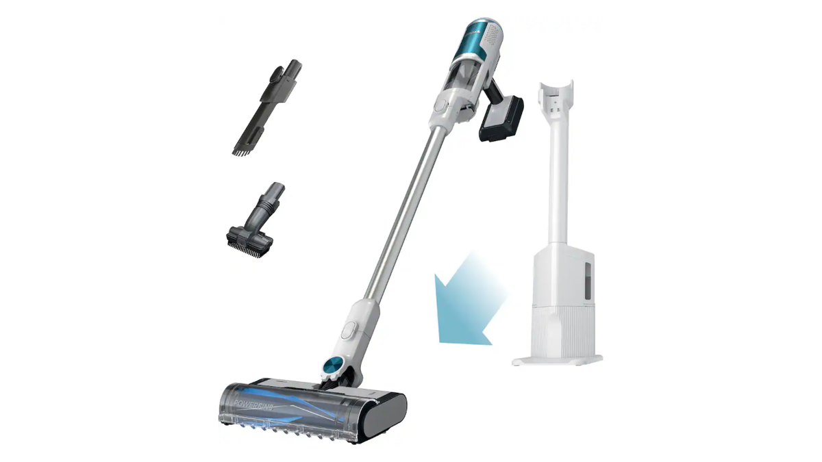 Get rid of debris with automatic dust disposal.
