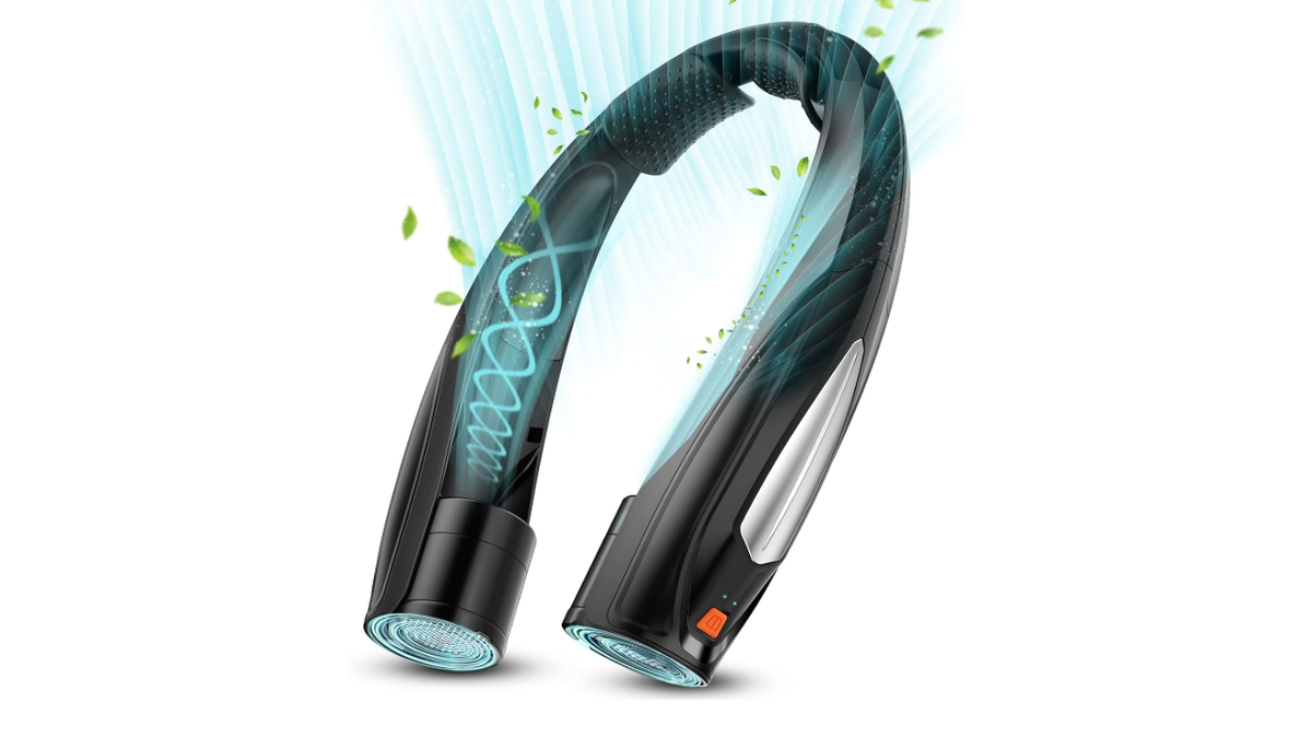 Stay cool hands-free for hours at a time.