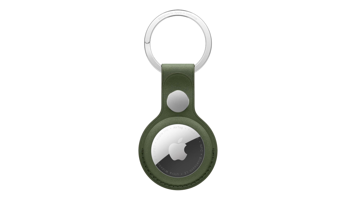 Protect your AirTag with this FineWoven key ring.