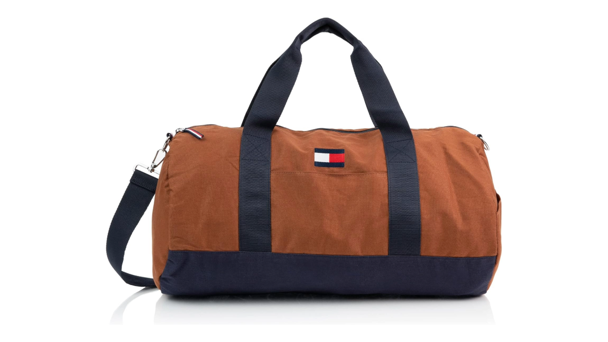 This duffel has massive storage space.