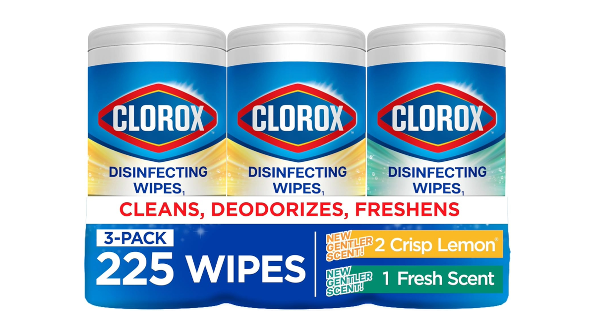 Leave your counters smelling fresher with this three-pack of wipes.