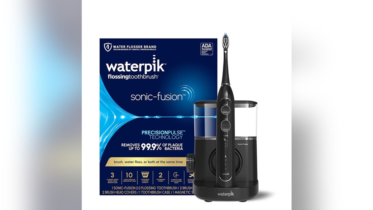 Brush and floss simultaneously with this Waterpik.