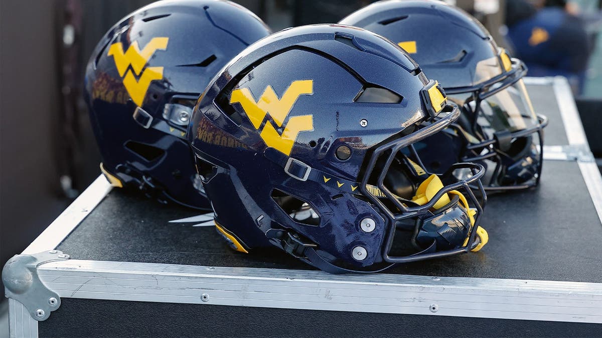 WVU helmets