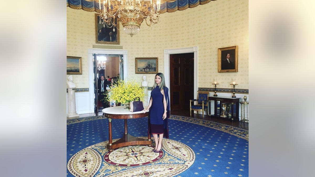 Yali Nuñez at the White House