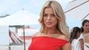 Brooks Nader sizzles in iconic red swimsuit as she shares behind the scenes snaps from 'Baywatch' reboot set
