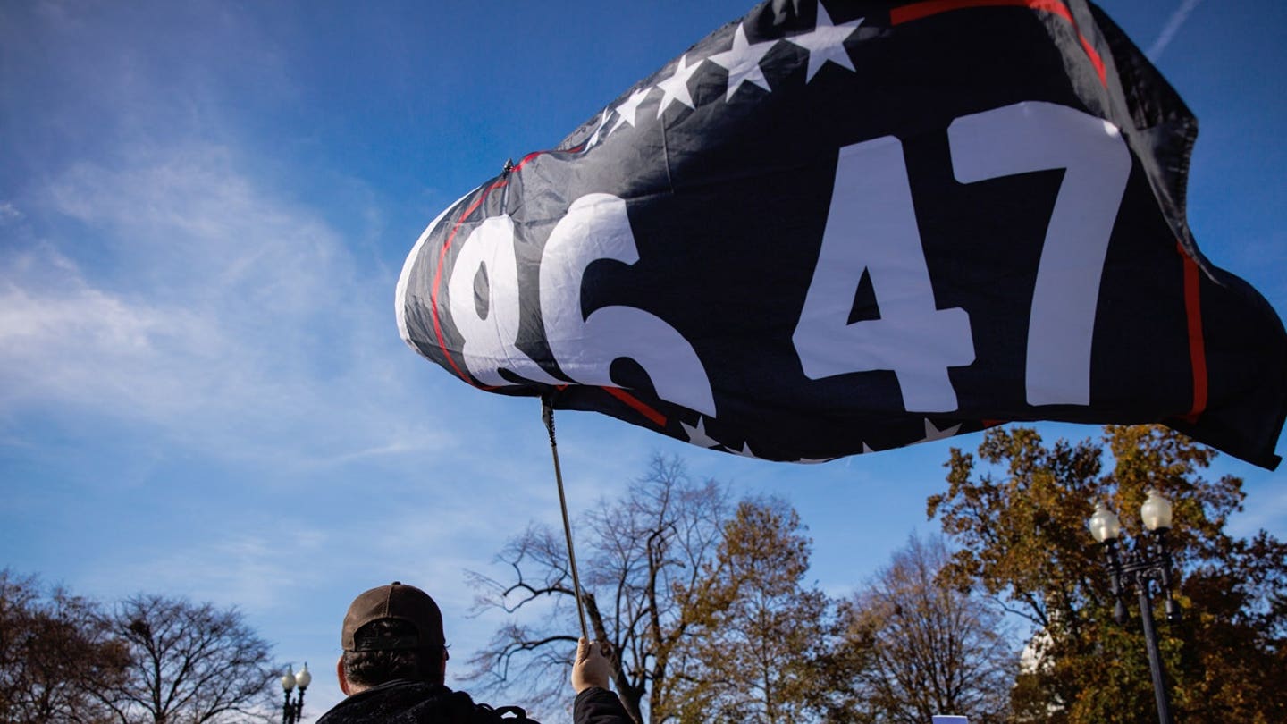 Obama judge clears left-wing group to fly ominous flag aimed at Trump on his own turf