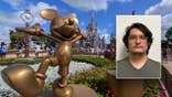 Alejandro Saul Rico and Mickey Mouse