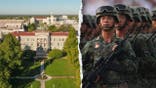 MSU and Chinese soldiers
