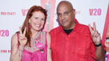 Jodie Evans and Neville Roy Singham are pictured together.