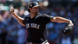 gerrit cole on the mound for yankees