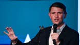 Democrat candidate James Talarico speaking at a rally in San Antonio Texas