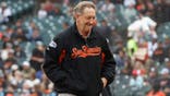 San Francisco Giants CEO Larry Baer looking on before a baseball game at Oracle Park.