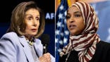 Split of Former House Speaker Nancy Pelosi and Rep. Ilhan Omar
