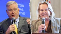 Rep. April McClain Delaney defeated former Rep. David Trone in one of the costliest House primaries of 2026, with over $32 million spent on the race.
