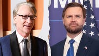Bill Maher dismisses backlash over his JD Vance interview on "Real Time with Bill Maher," saying critics wouldn't be happy unless he punched Vance.