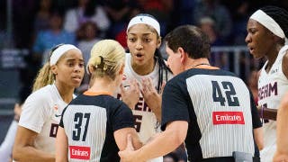 Dream's Angel Reese thrown down in heated moment with Tempo's Isabelle Harrison