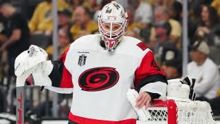 Hurricanes stay quiet on their Game 5 goalie, but a practice clue hints Brandon Bussi gets the nod again