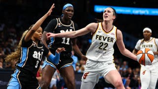 Caitlin Clark appears emotional after Fever's collapse to Angel Reese's Dream: 'All we do is foul'