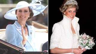 Kate Middleton wears Princess Diana's pearl bracelet at Trooping the Colour as Charlotte mirrors her mother