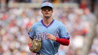 Braves outfielder's bizarre throw allows Mets to score as Atlanta drops series to rivals