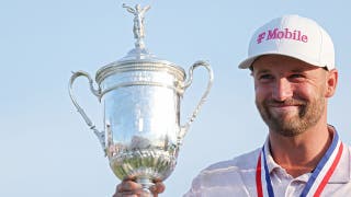 Hay que llamar la atención a golf de Nueva York, Sam Burns se echa un buen llanto y la mejor jugada Clark Wyndham Clark en Shinnecock