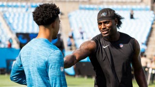 Panthers' Bryce Young, Xavier Legette spend offseason weekend riding horses and ripping ATVs