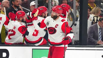 Staal swats in go-ahead goal from his knees as Hurricanes tie Stanley Cup Final - Fox News