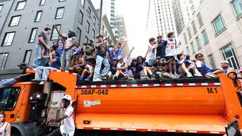 Fans climb cop cars and swarm subways as Knicks celebrate first NBA crown since 1973 - Fox News