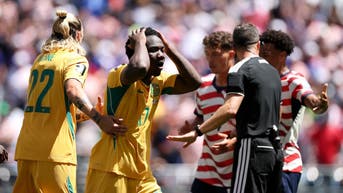 Australia World Cup star speaks out against referee after big loss to USA as coaches complain - Fox News
