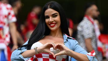 World Cup superstar Ivana Knoll invades AT&T Stadium to turn heads and support Croatia