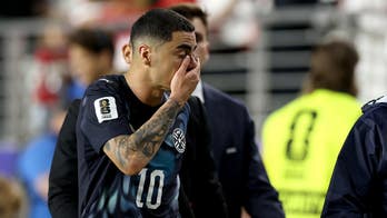 Paraguay's Miguel Almiron becomes first player ejected under FIFA's new mouth-covering rule at World Cup