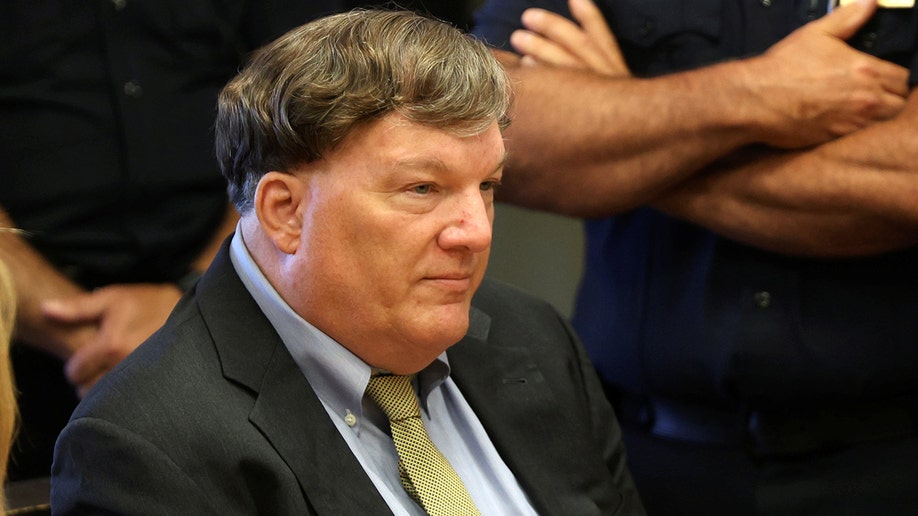 Gilgo Serial Killer Rex Heuermann seats in court for sentencing.