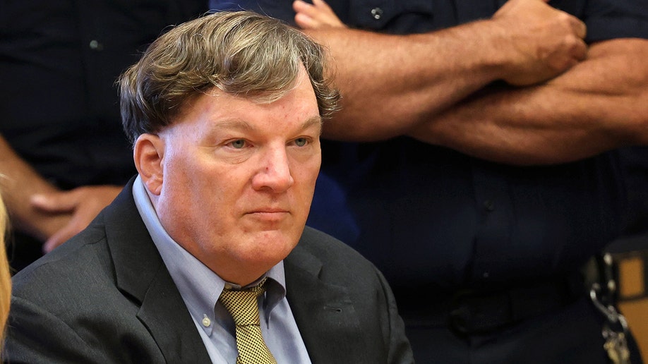 Gilgo Serial Killer Rex Heuermann seats in court for sentencing.