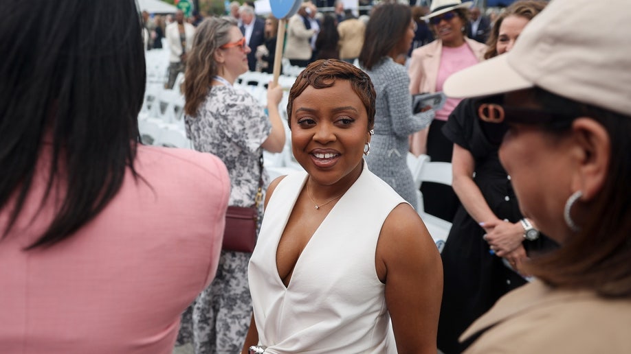 Quinta Brunson attends Obama's Presidential Center opening
