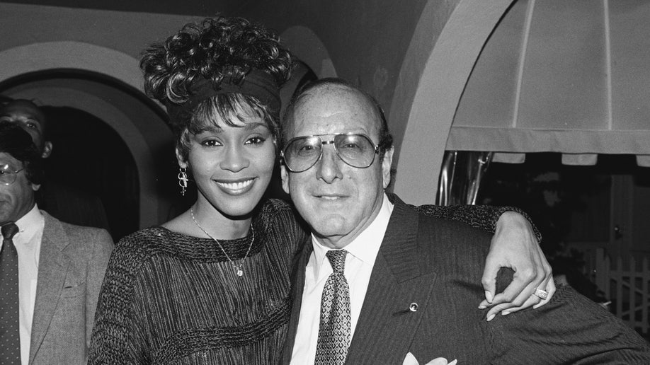 Clive Davis and Whitney Houston together