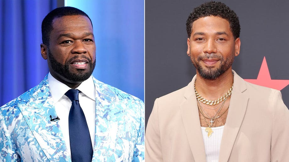 50 Cent mocks Jussie Smollett's Harlem Pride performance as fans slam his comeback attempt