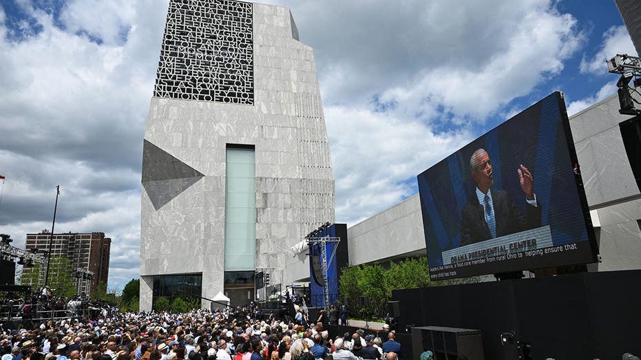 Obama Presidential Center's opening ceremony ridiculed for 'land acknowledgment' before star-studded show