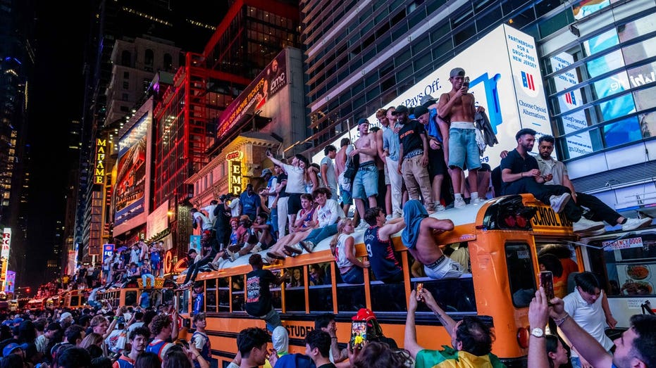 Chaos unfolds in New York City after Knicks win first NBA championship in decades