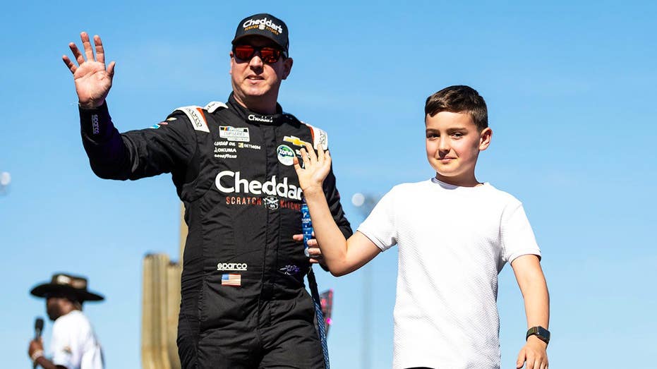 Kyle Busch's son suffers heartbreak in emotional return to racing after father's stunning death