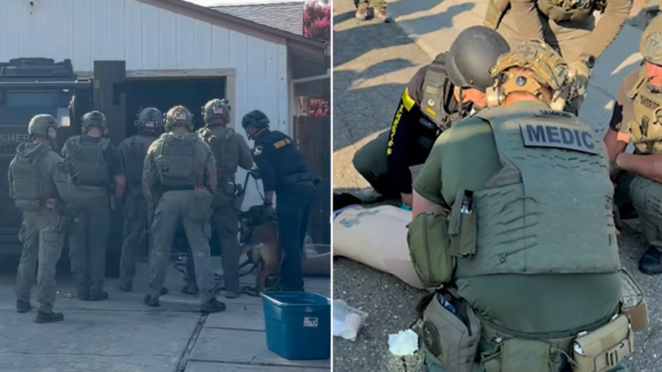 California deputies use magnet-equipped drone to disarm knife-wielding sex offender hidden in garage