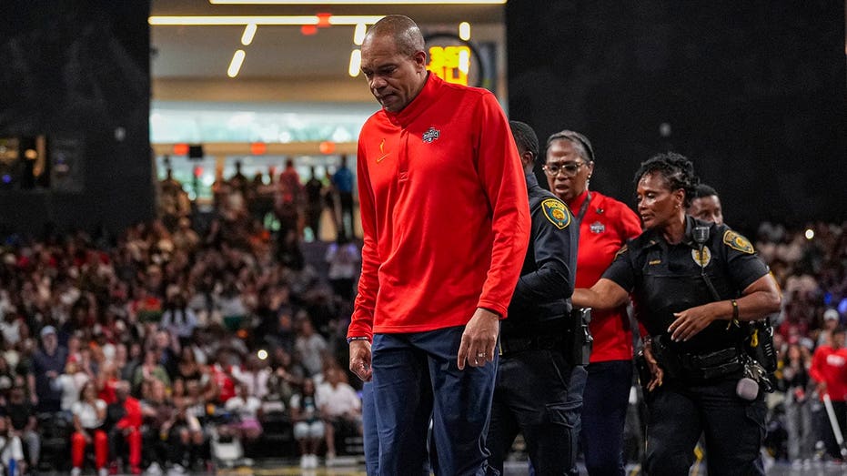 WNBA coach escorted off floor by police officers following intense moment with officials during game