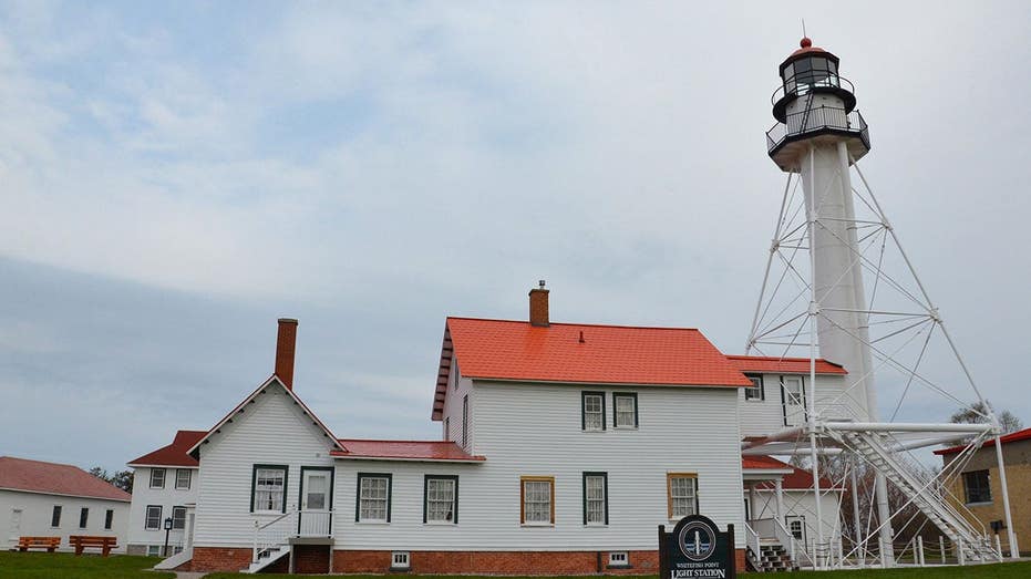 Two ladies, a dog, a lighthouse and a possible Bigfoot encounter on a beach in Michigan