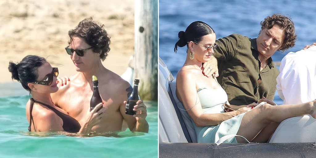 Justin Trudeau can't keep his hands off Katy Perry during romantic South of France getaway