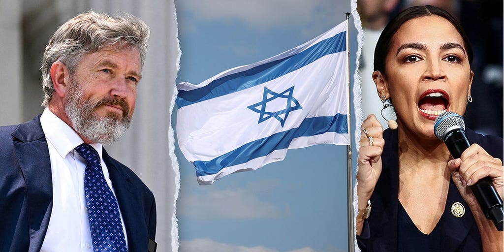 massie aoc israel flag