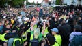 Tens of thousands of far-left protesters clash with police in anti-conservative party riots - Fox News