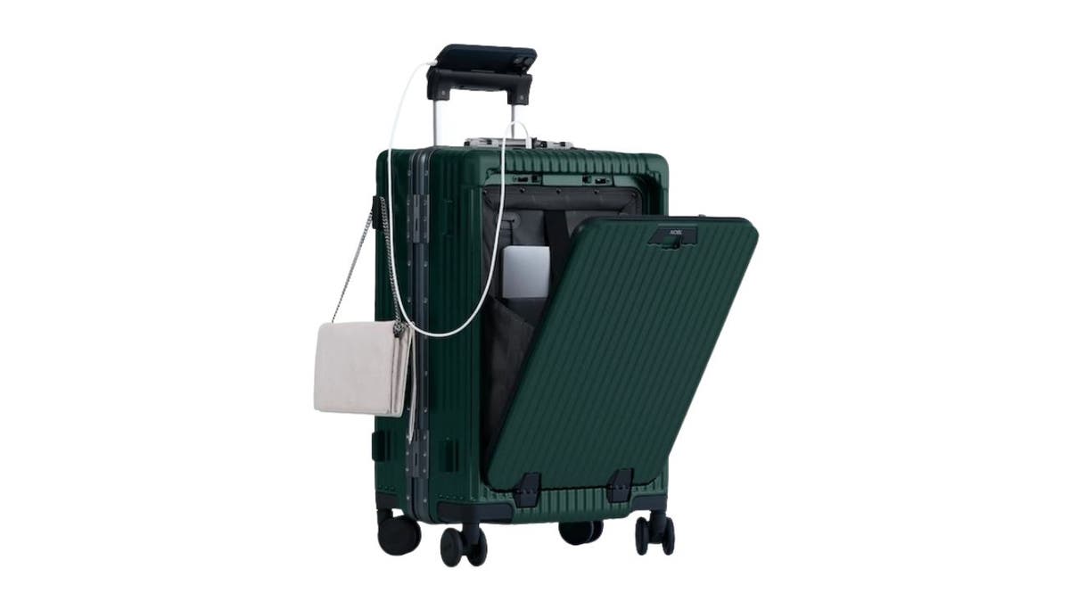 Bring this sleek suitcase on all of your summer trips.