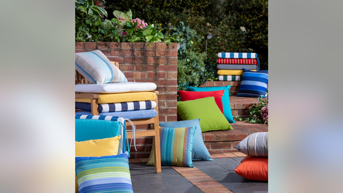Give your outdoor furniture a pop of color.