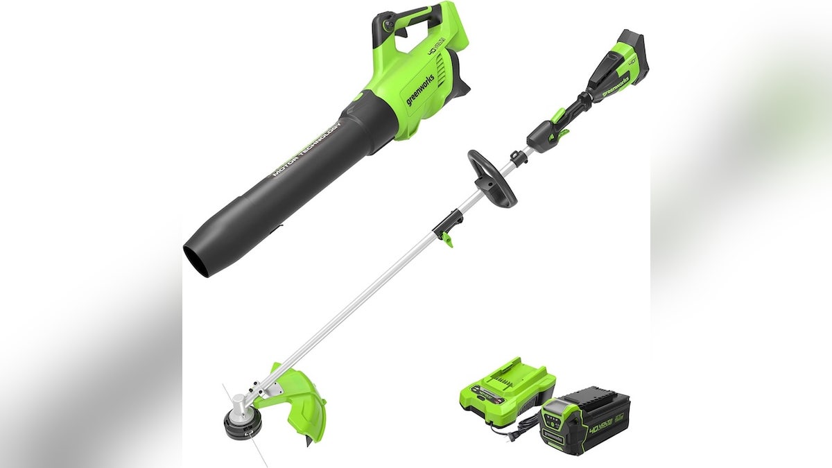 Try this all-in-one set for all of your lawn care needs.