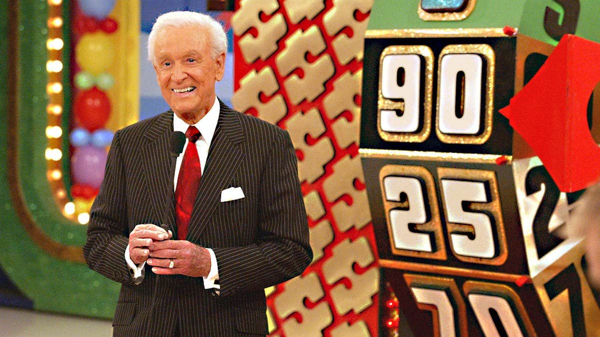 Bob Barker smiling while hosting